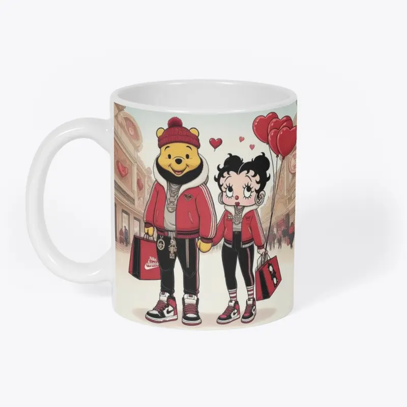 Winne The Pooh And Betty Boop Valentine 